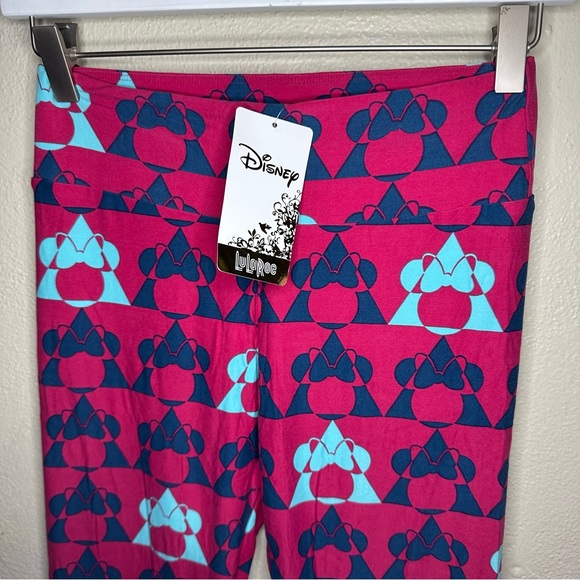 LuLaRoe Disney Minnie Mouse Soft Leggings One Size - Picture 2 of 7